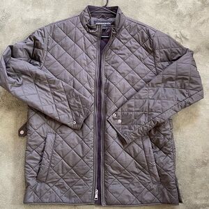 Hawke & Co Gray Lightweight Quilted Jacket
